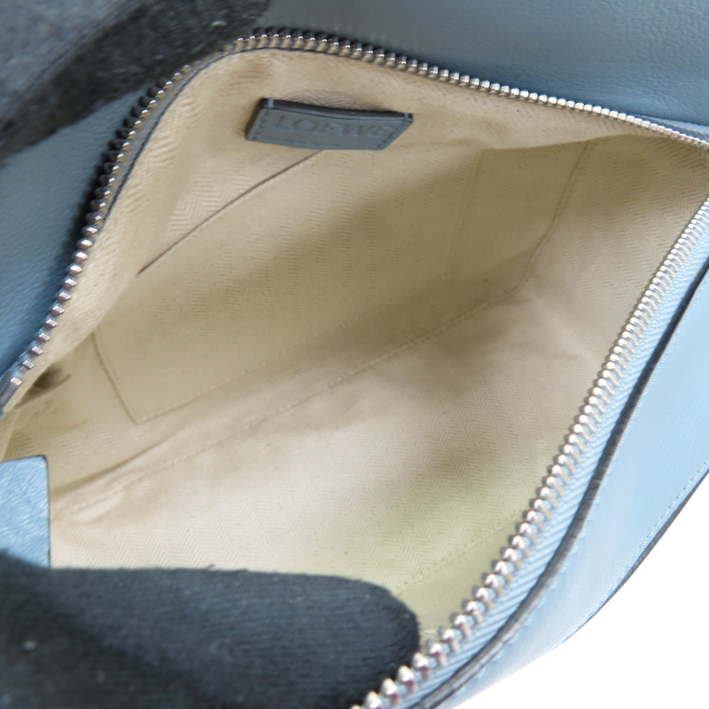 藍色 牛皮 Puzzle 兩用包【LOEWE 羅威】 322.30.K79-7