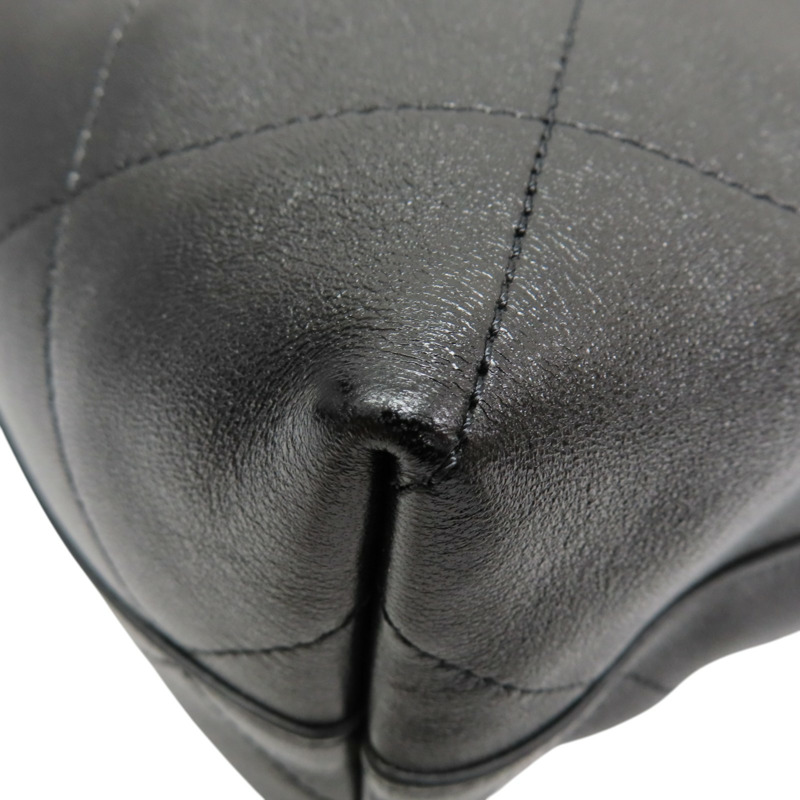 黑色 羊皮 Hobo 肩背包 金扣【CHANEL 香奈兒】 AS5425-10