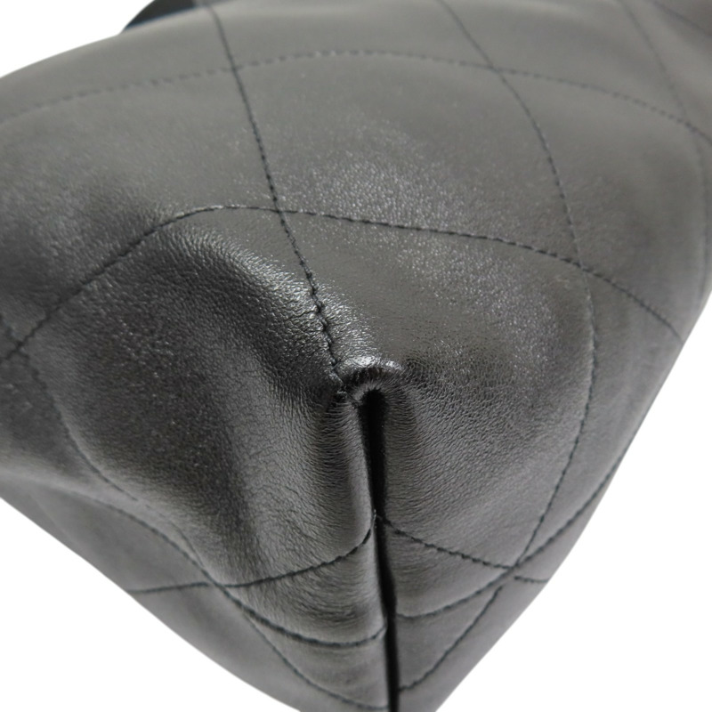 黑色 羊皮 Hobo 肩背包 金扣【CHANEL 香奈兒】 AS5425-13