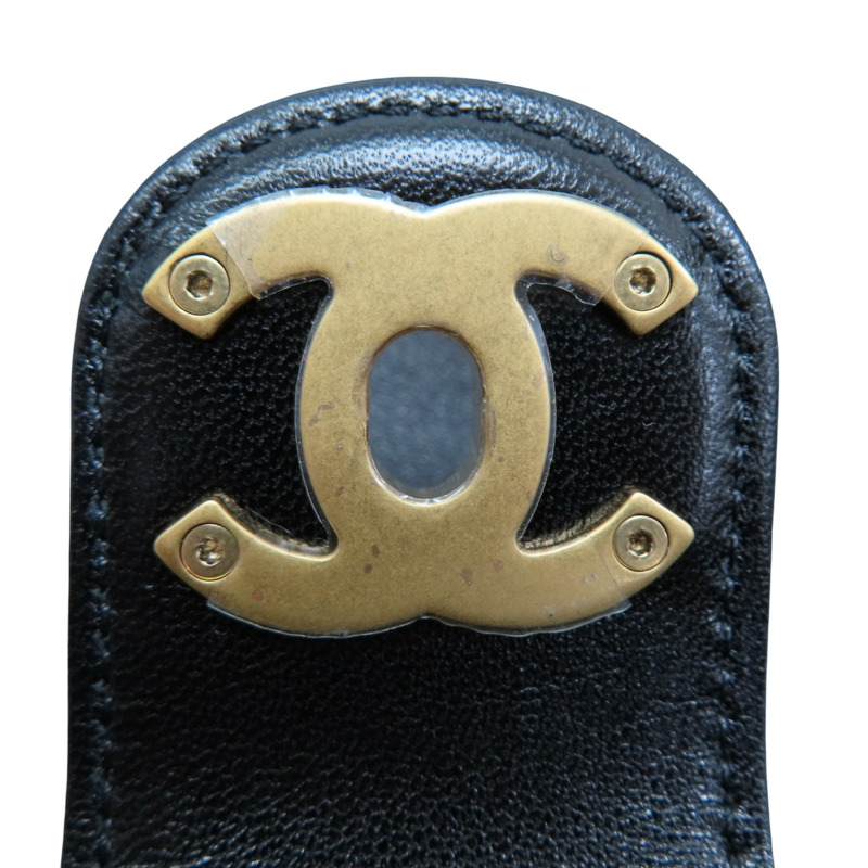 黑色 羊皮 Hobo 肩背包 金扣【CHANEL 香奈兒】 AS5425-15