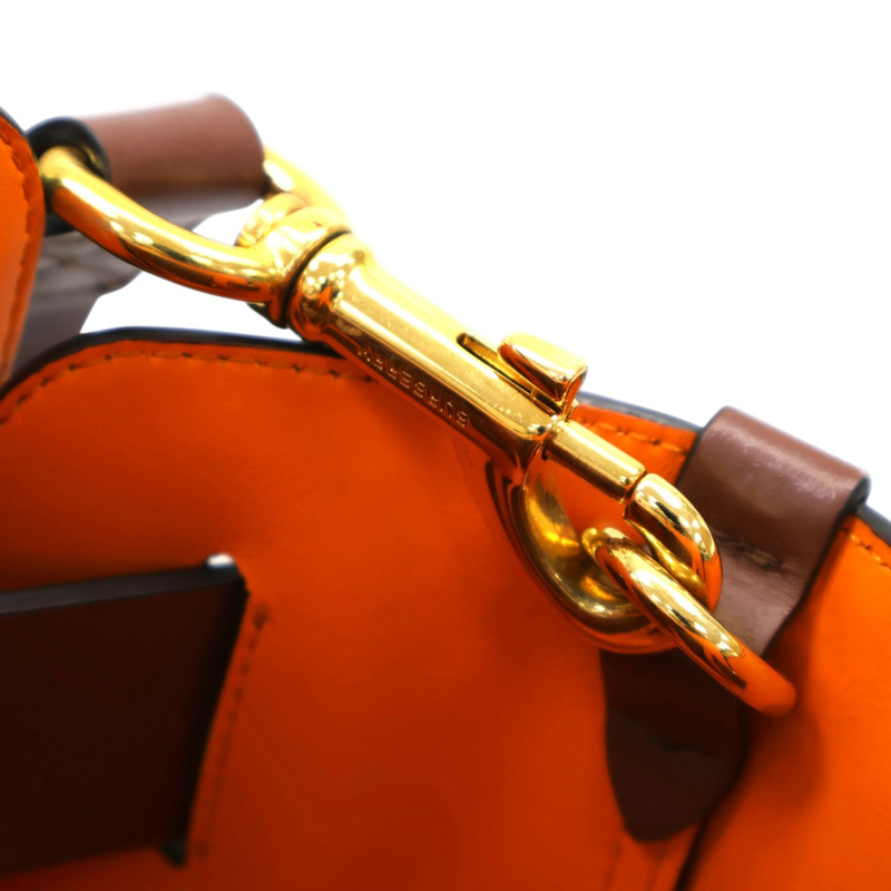 黑/棕色 牛皮 Triple Stud Belt Bag 肩背包【BURBERRY 巴寶莉】 8023129-9