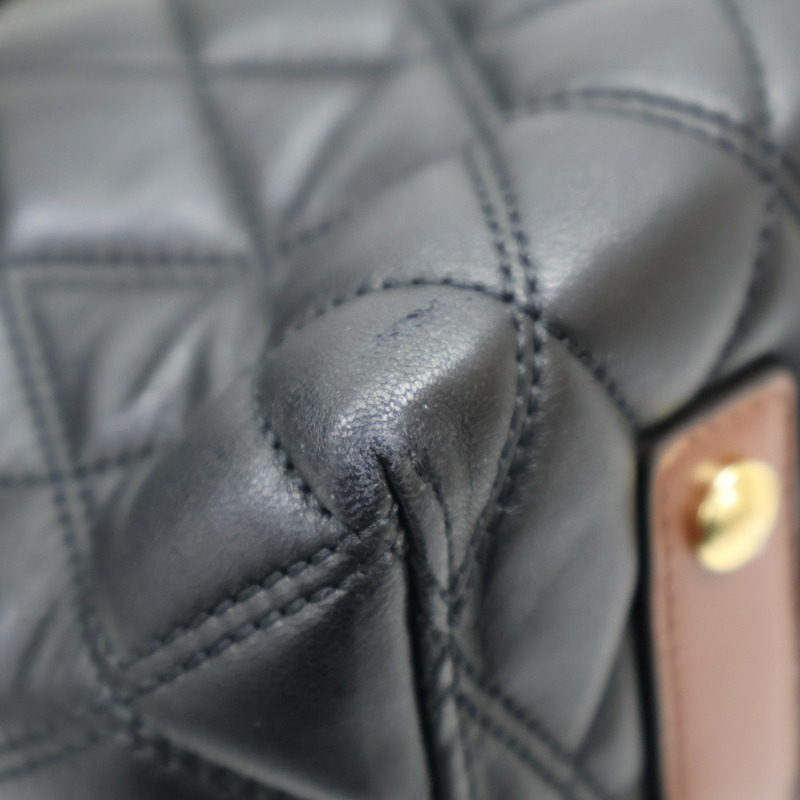 黑/棕色 牛皮 Triple Stud Belt Bag 肩背包【BURBERRY 巴寶莉】 8023129-13