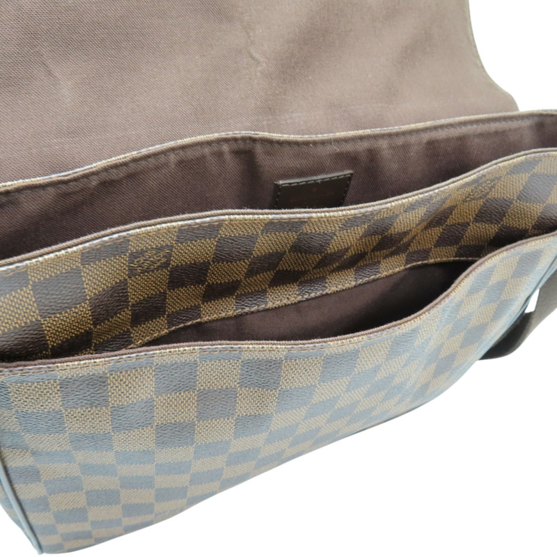 棕色 棋盤格帆布 District MM 肩背包【LOUIS VUITTON LV 路易威登】 N41212-4