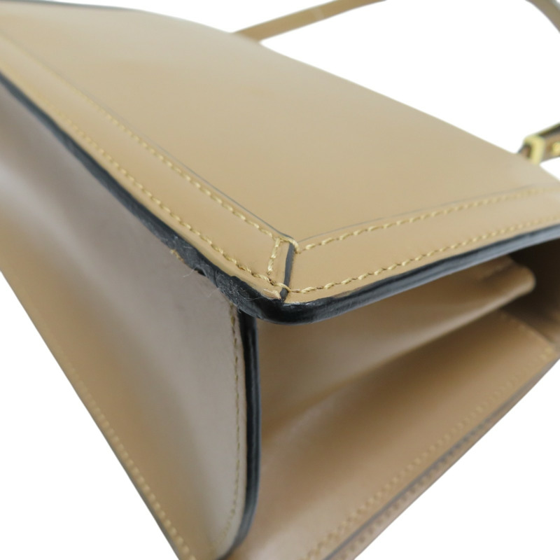 棕色 牛皮 Barcelona Midum 肩背包【LOEWE 羅威】 302.74XM15-11