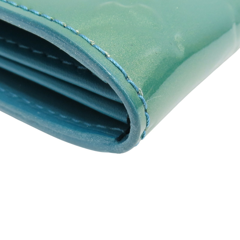 藍色 漆皮 Sarah 扣式 長夾 變色【LOUIS VUITTON LV 路易威登】 M93636-11