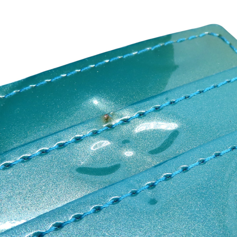 藍色 漆皮 Sarah 扣式 長夾 變色【LOUIS VUITTON LV 路易威登】 M93636-14