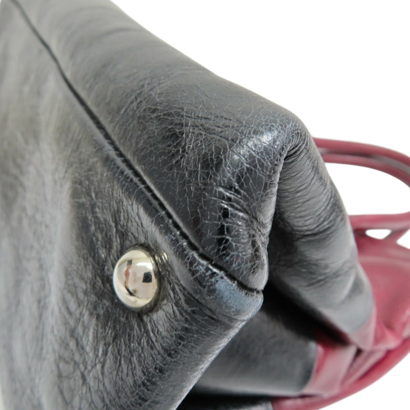 紅/黑色 亮面牛皮 兩用包【MIU MIU 繆繆】 RNB941-14