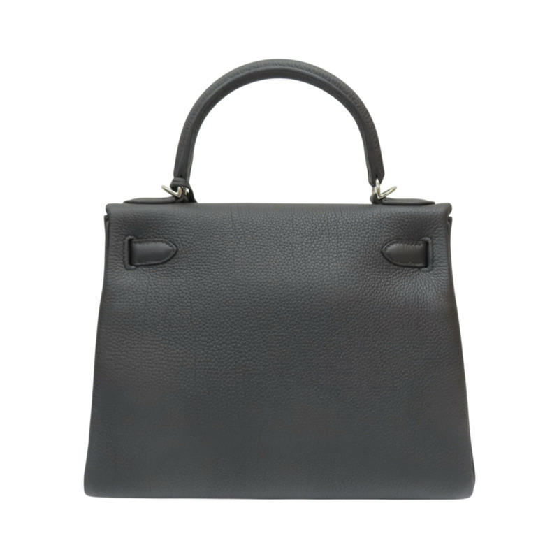 黑色 TOGO牛皮 Kelly 28 凱莉包 兩用包 A刻 銀扣【HERMES 愛馬仕】-1