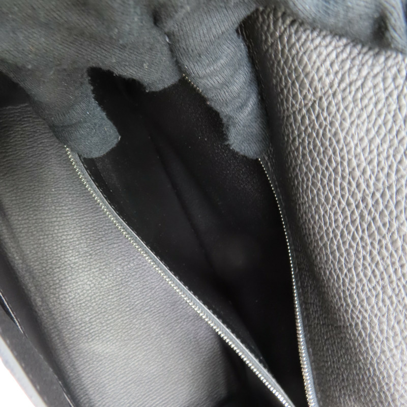 黑色 TOGO牛皮 Kelly 28 凱莉包 兩用包 A刻 銀扣【HERMES 愛馬仕】-5