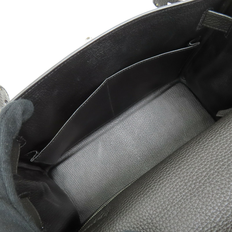 黑色 TOGO牛皮 Kelly 28 凱莉包 兩用包 A刻 銀扣【HERMES 愛馬仕】-6