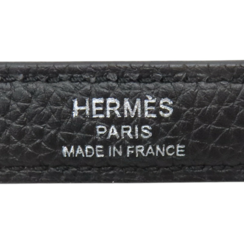 黑色 TOGO牛皮 Kelly 28 凱莉包 兩用包 A刻 銀扣【HERMES 愛馬仕】-8