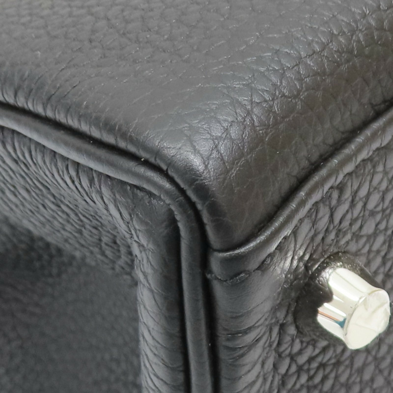 黑色 TOGO牛皮 Kelly 28 凱莉包 兩用包 A刻 銀扣【HERMES 愛馬仕】-12