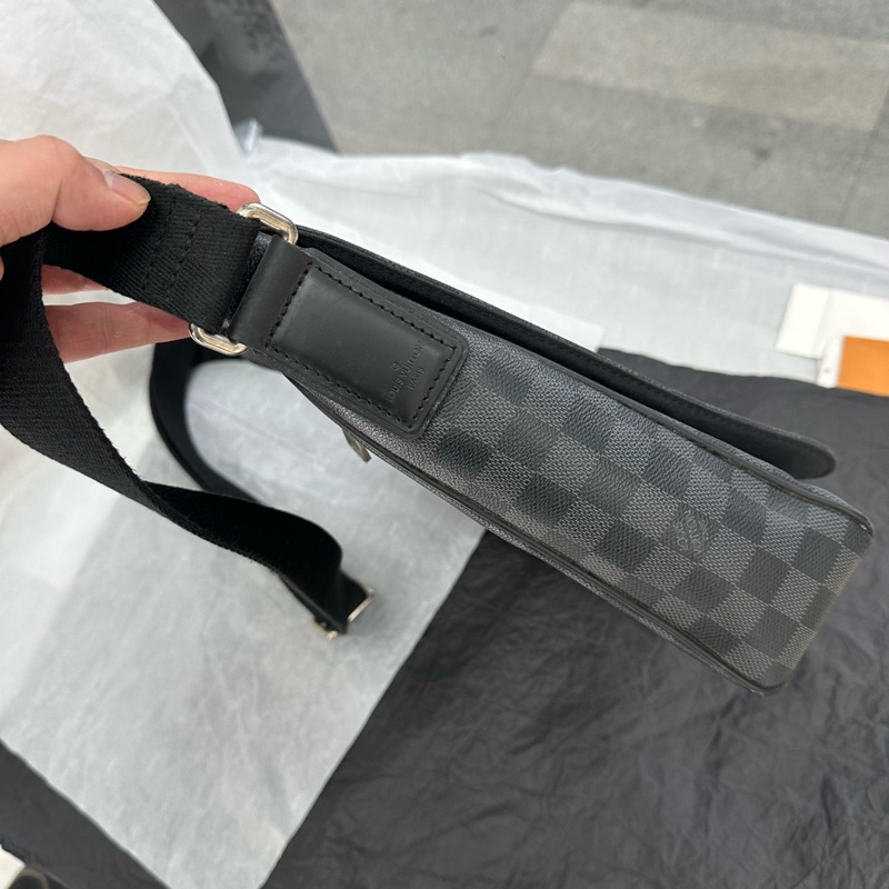 Louis Vuitton路易威登 棋盘格邮差包公文包-5