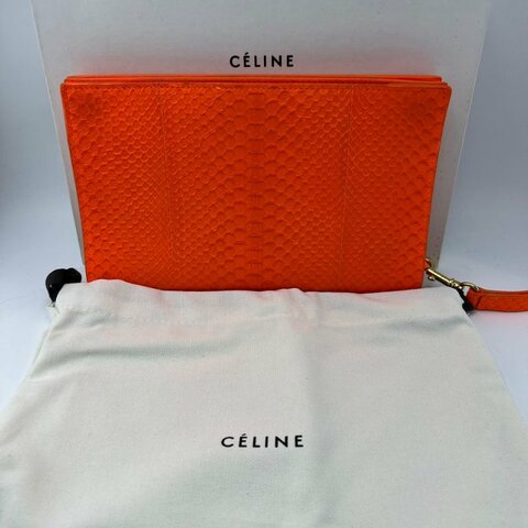 CÉLINE 蟒蛇皮手拿包