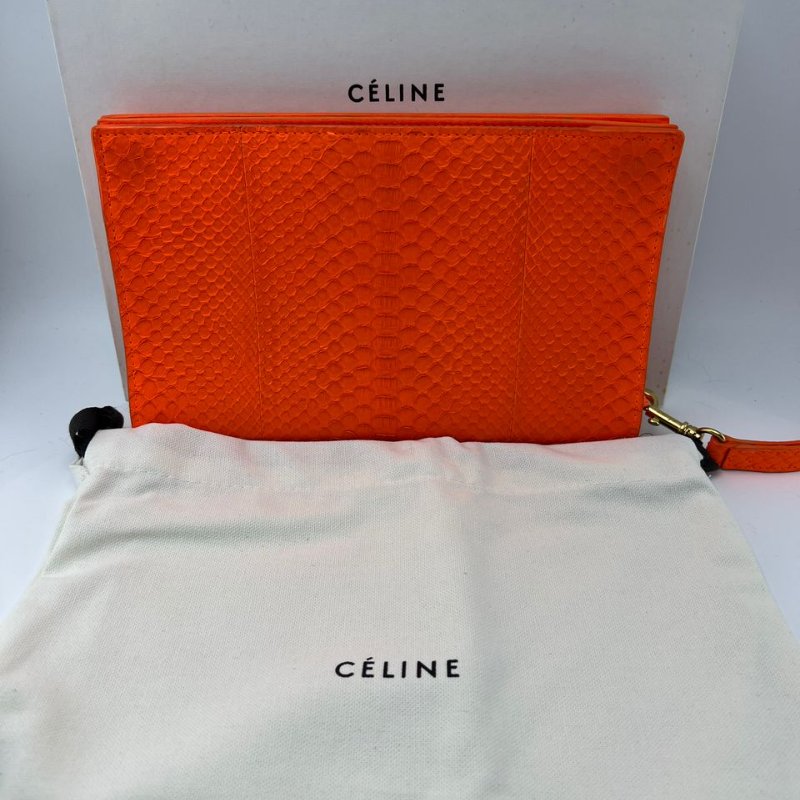 CÉLINE 蟒蛇皮手拿包-0
