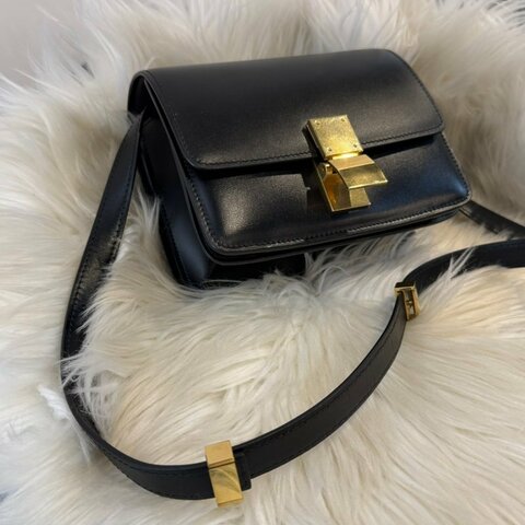 Celine classic box 小牛皮肩揹包