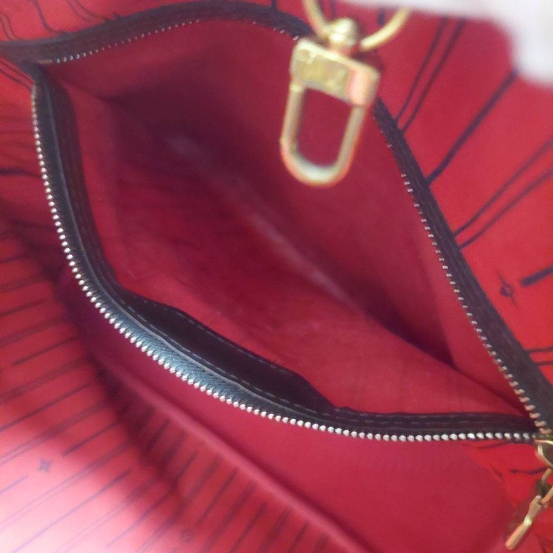 LV Neverfull MM🎀實品拍照🎀中款 棋盤格 托特包 N51105~~二手-42