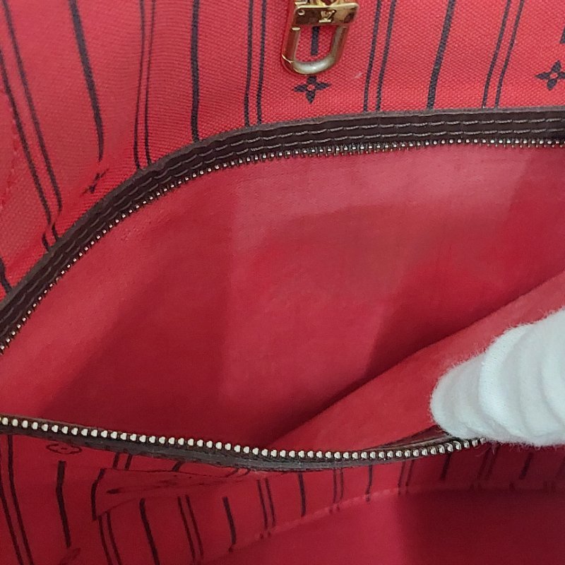 LV Neverfull MM🎀實品拍照🎀中款 棋盤格 托特包 N51105~~二手-44