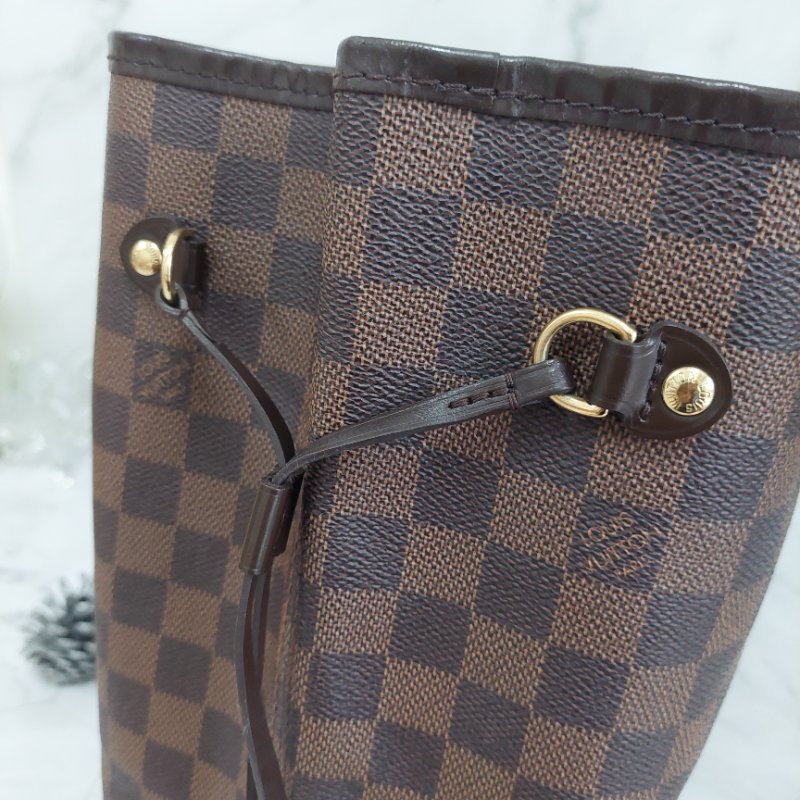 LV Neverfull MM🎀實品拍照🎀中款 棋盤格 托特包 N51105~~二手-56