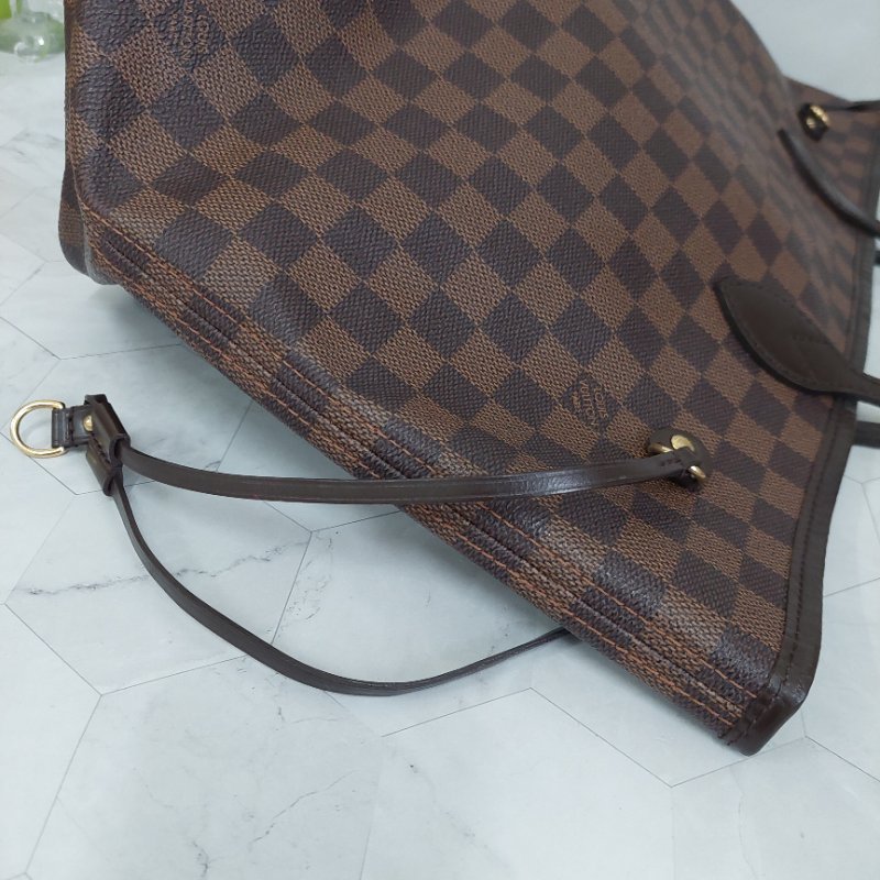 LV Neverfull MM🎀實品拍照🎀中款 棋盤格 托特包 N51105~~二手-60