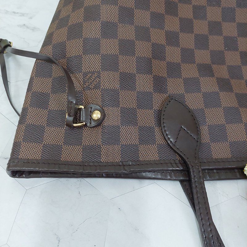 LV Neverfull MM🎀實品拍照🎀中款 棋盤格 托特包 N51105~~二手-81