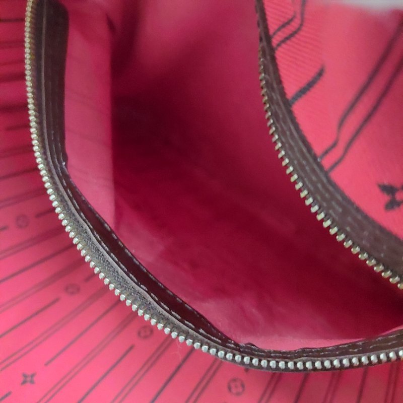 LV Neverfull MM🎀實品拍照🎀中款 棋盤格 托特包 N51105~~二手-86