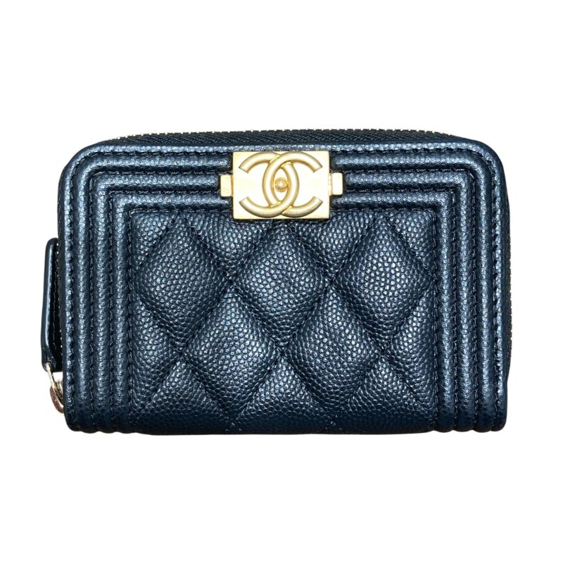 CHANEL 香奈兒 BOY卡夾 黑色-0