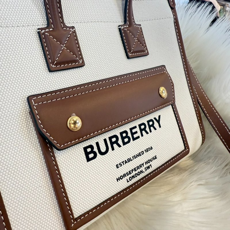BURBERRY 帆布托特包-2