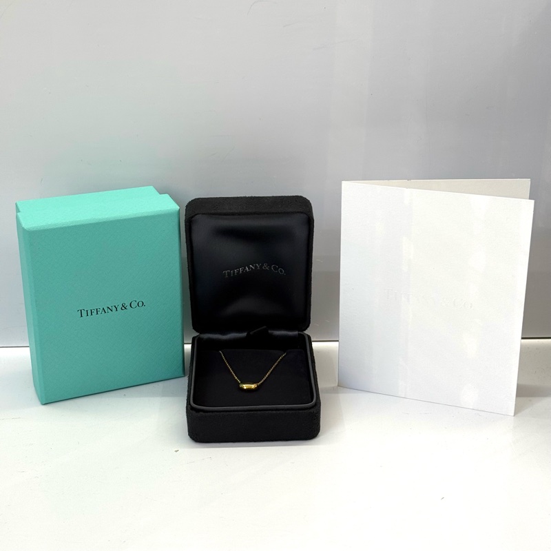 TIFFANY 蒂芙尼 相思豆 BEAN  18K金項鍊-2