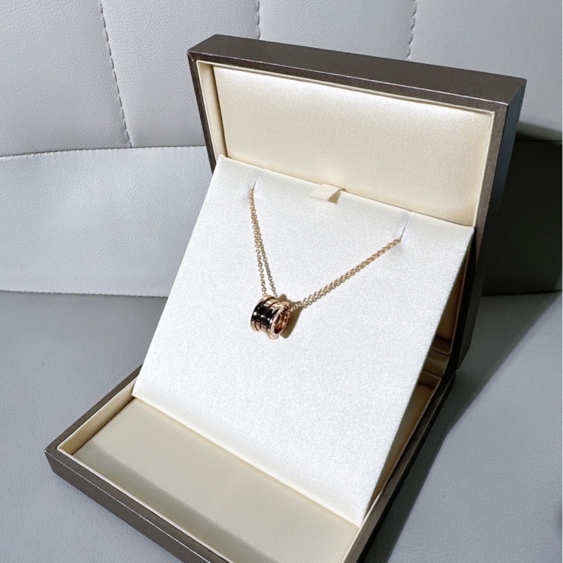 Bvlgari寶格麗 爆款 B.ZERO1 系列，玫瑰金彈簧項鍊 ，超顯白 ，2025 年 8 月購入-3