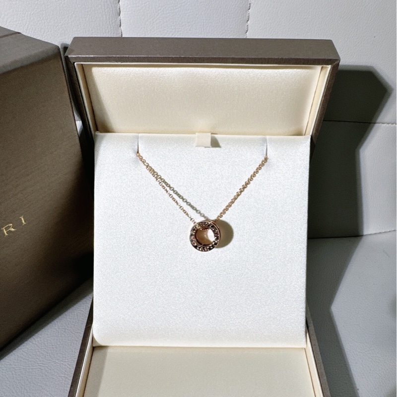 Bvlgari寶格麗 爆款 B.ZERO1 系列，玫瑰金彈簧項鍊 ，超顯白 ，2025 年 8 月購入-5