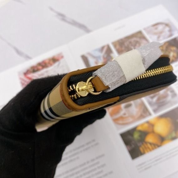 BURBERRY經典英倫格紋長夾-2