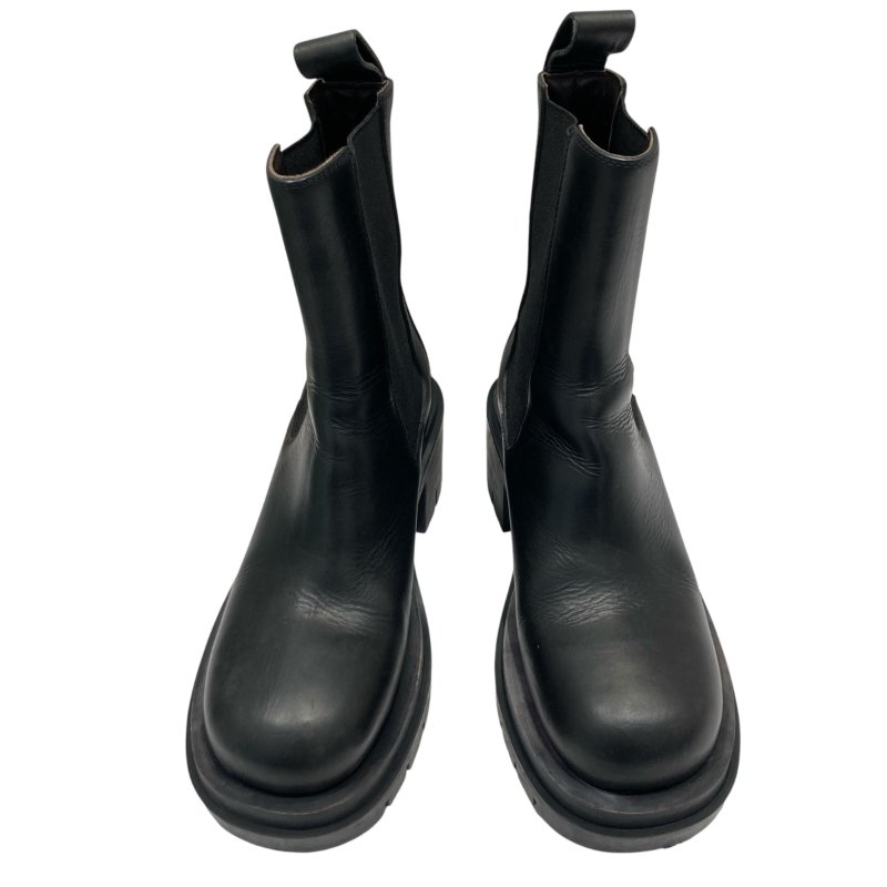 BOTTEGA VENETA 厚底切爾西靴 黑色 36.5號-4