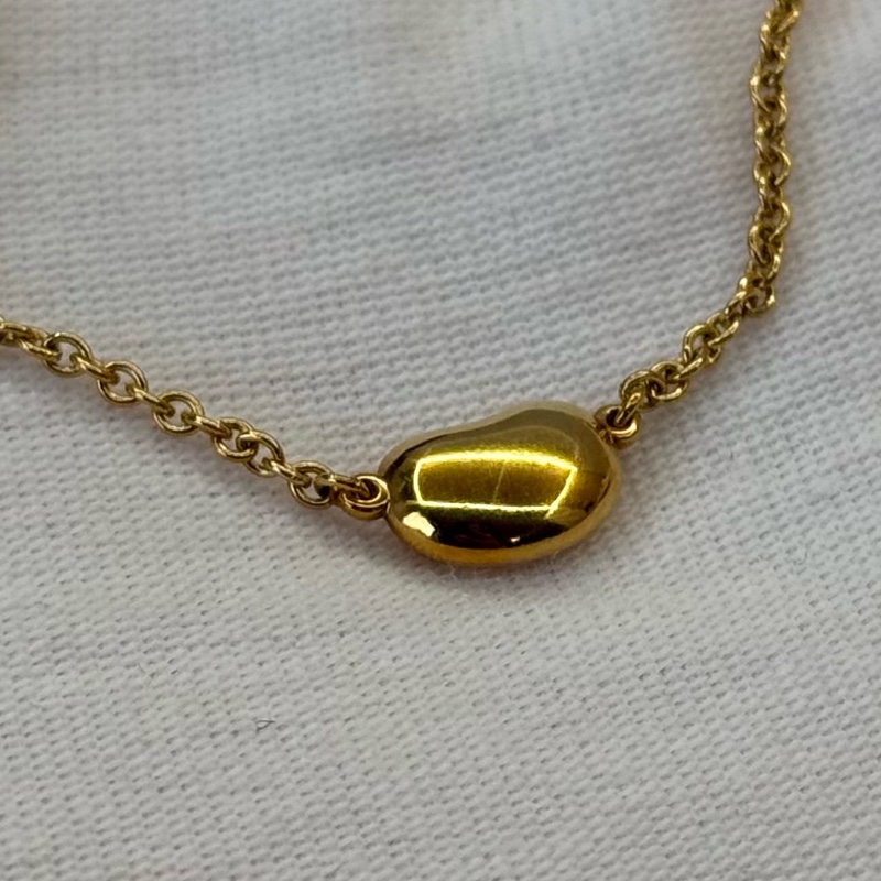 TIFFANY 蒂芙尼 相思豆 BEAN 18K金手鍊-5