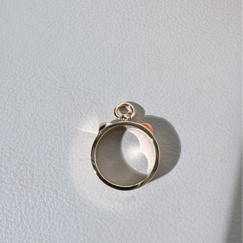 Hermes愛馬仕 玫瑰金 CDC 戒指-2