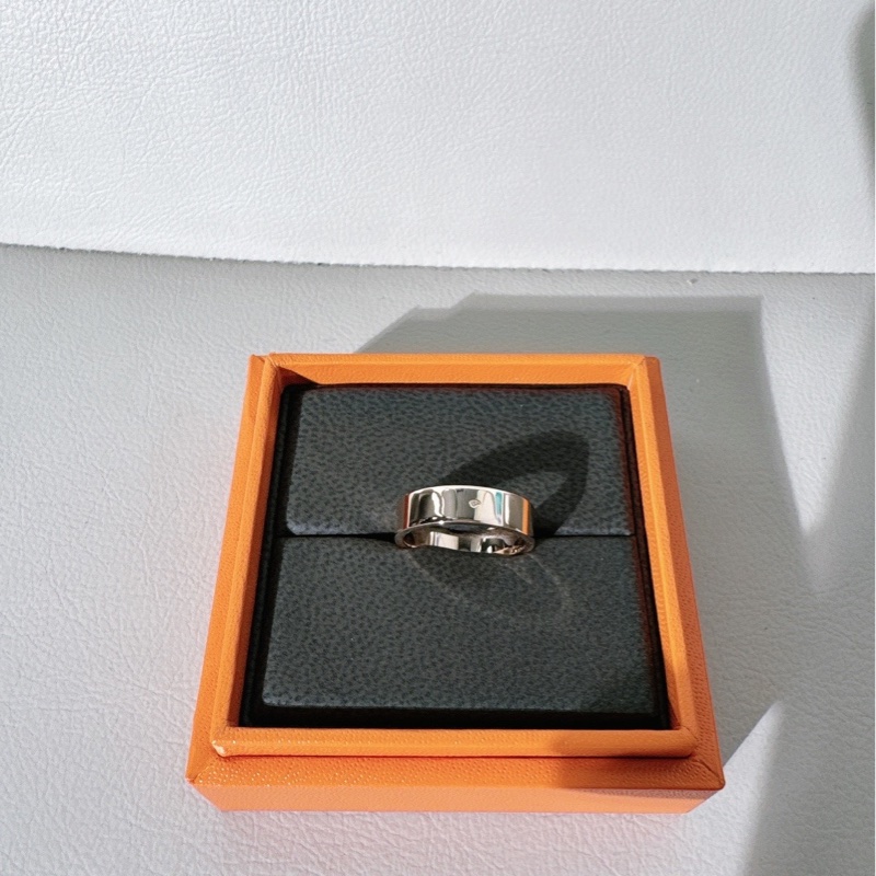 Hermes愛馬仕 玫瑰金 CDC 戒指-6