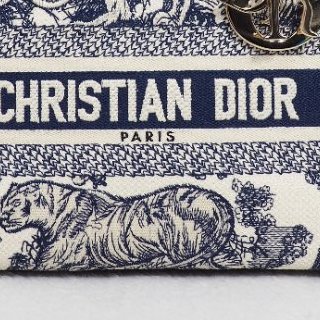 Dior Lady D-Lite Medium 迪奧戴妃包中號五格動物園刺繡款手提單肩包-31