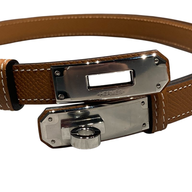 HERMES 愛馬仕 KELLY 18 BELT 59-100CM 棕色-2