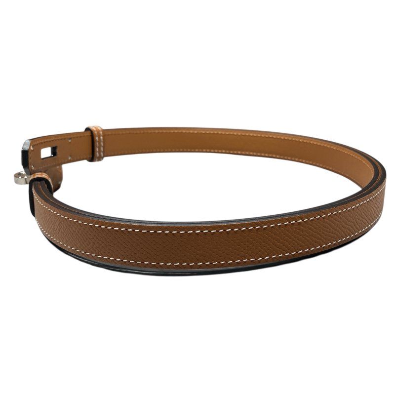 HERMES 愛馬仕 KELLY 18 BELT 59-100CM 棕色-4