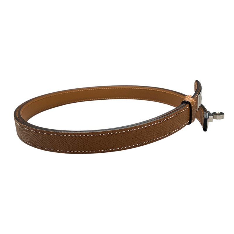 HERMES 愛馬仕 KELLY 18 BELT 59-100CM 棕色-5