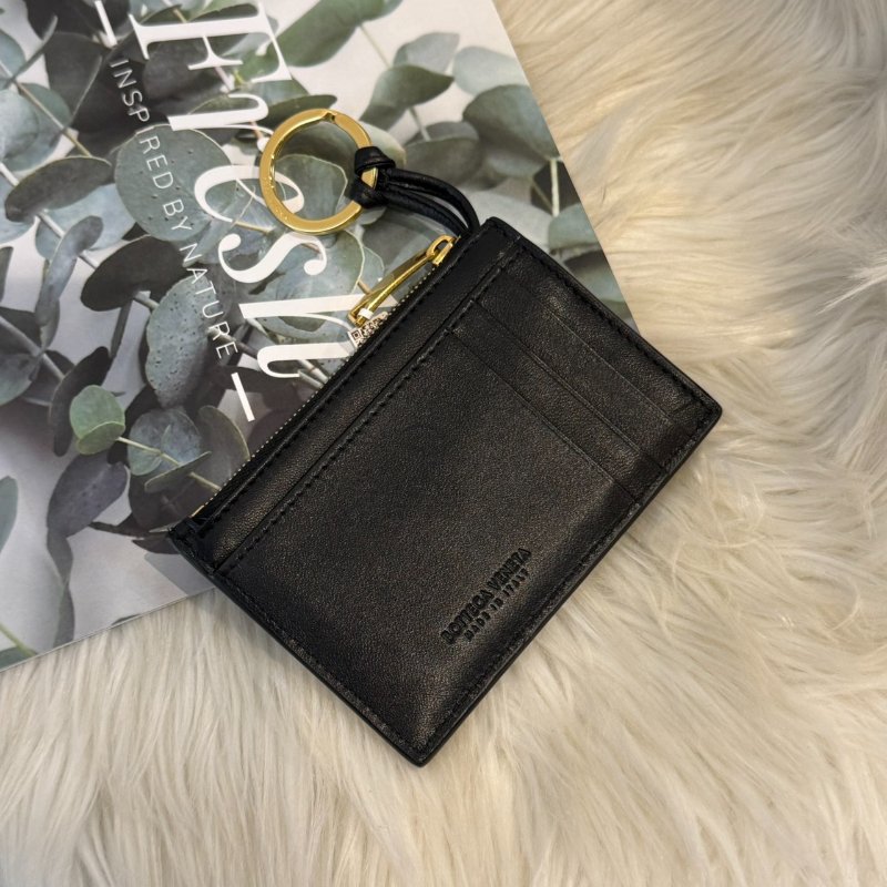 BV編織一字拉鍊卡包-2