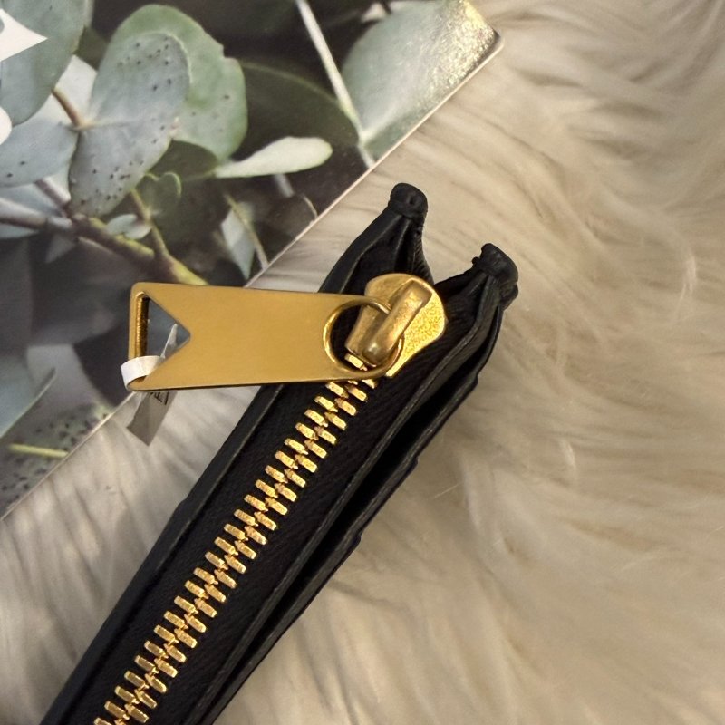 BV編織一字拉鍊卡包-3