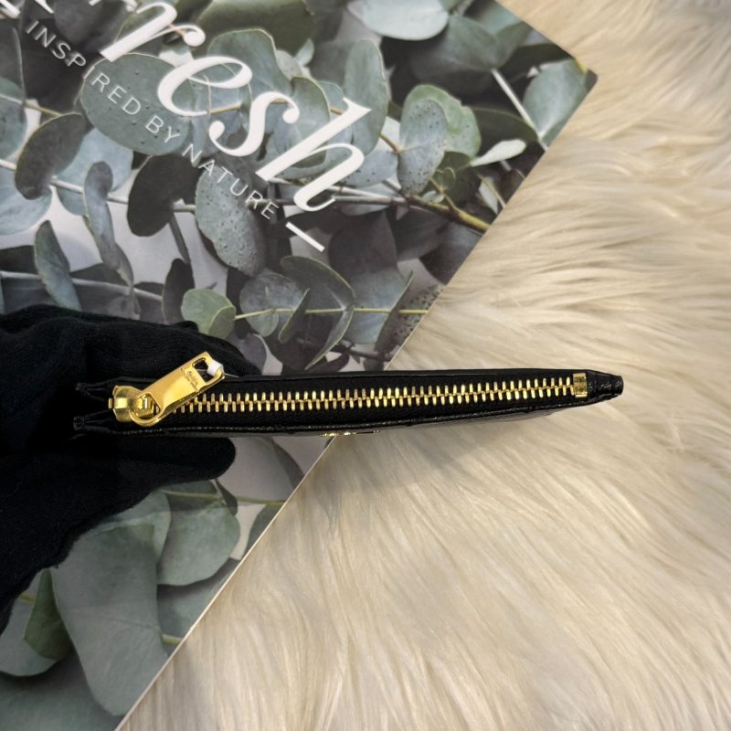 BV編織一字拉鍊卡包-6