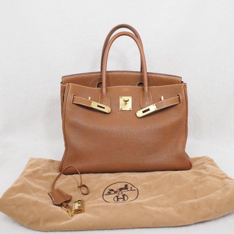 Hermes Birkin 30 Gold 愛馬仕鉑金包30金棕色金扣 Togo-0