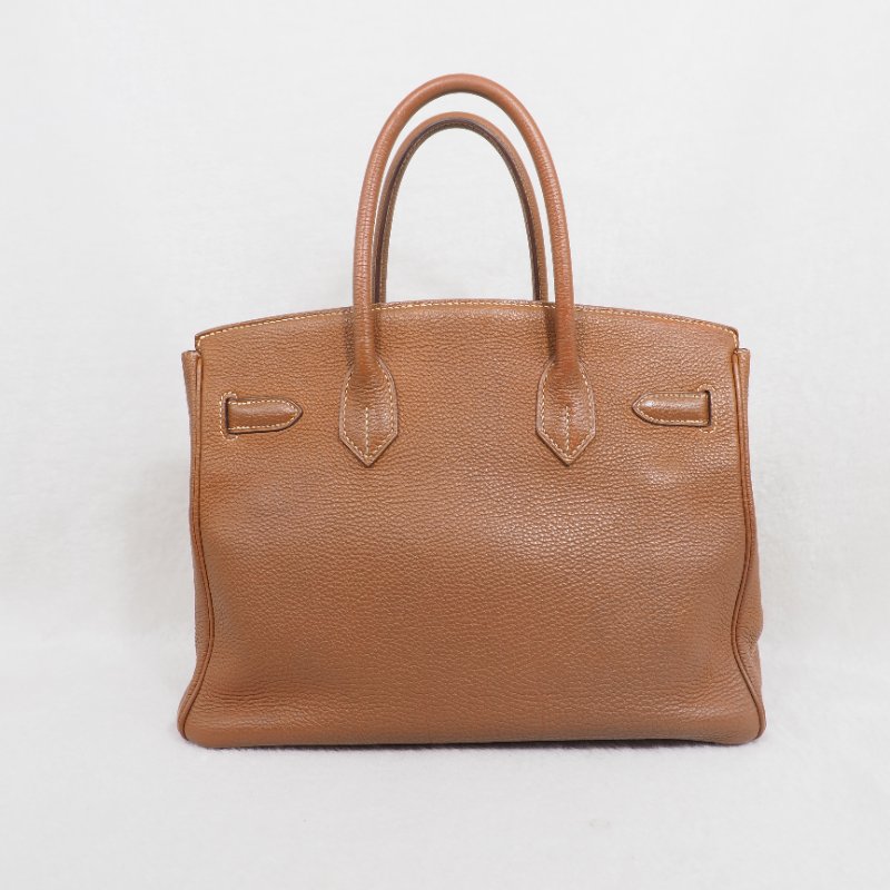 Hermes Birkin 30 Gold 愛馬仕鉑金包30金棕色金扣 Togo-8