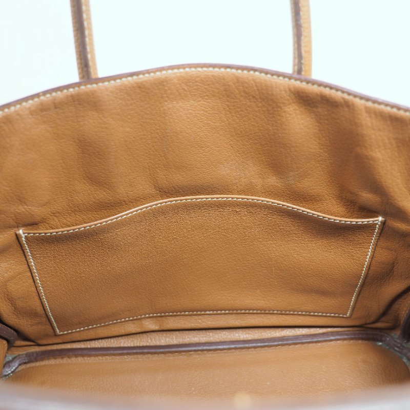 Hermes Birkin 30 Gold 愛馬仕鉑金包30金棕色金扣 Togo-18