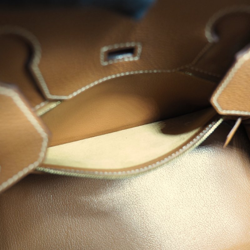 Hermes Birkin 30 Gold 愛馬仕鉑金包30金棕色金扣 Togo-21