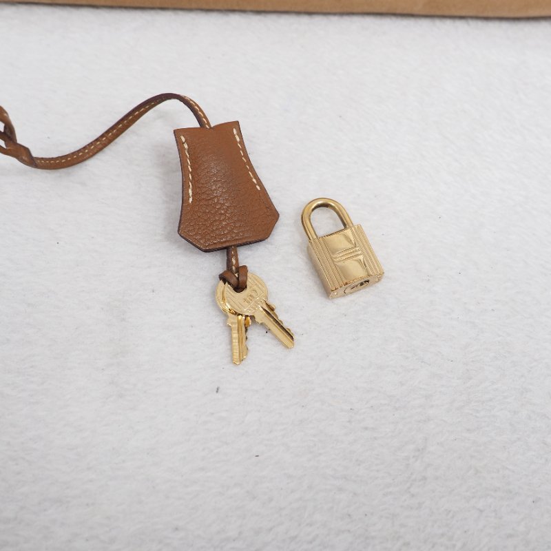 Hermes Birkin 30 Gold 愛馬仕鉑金包30金棕色金扣 Togo-32