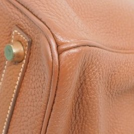 Hermes Birkin 30 Gold 愛馬仕鉑金包30金棕色金扣 Togo-37