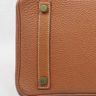 Hermes Birkin 30 Gold 愛馬仕鉑金包30金棕色金扣 Togo-46